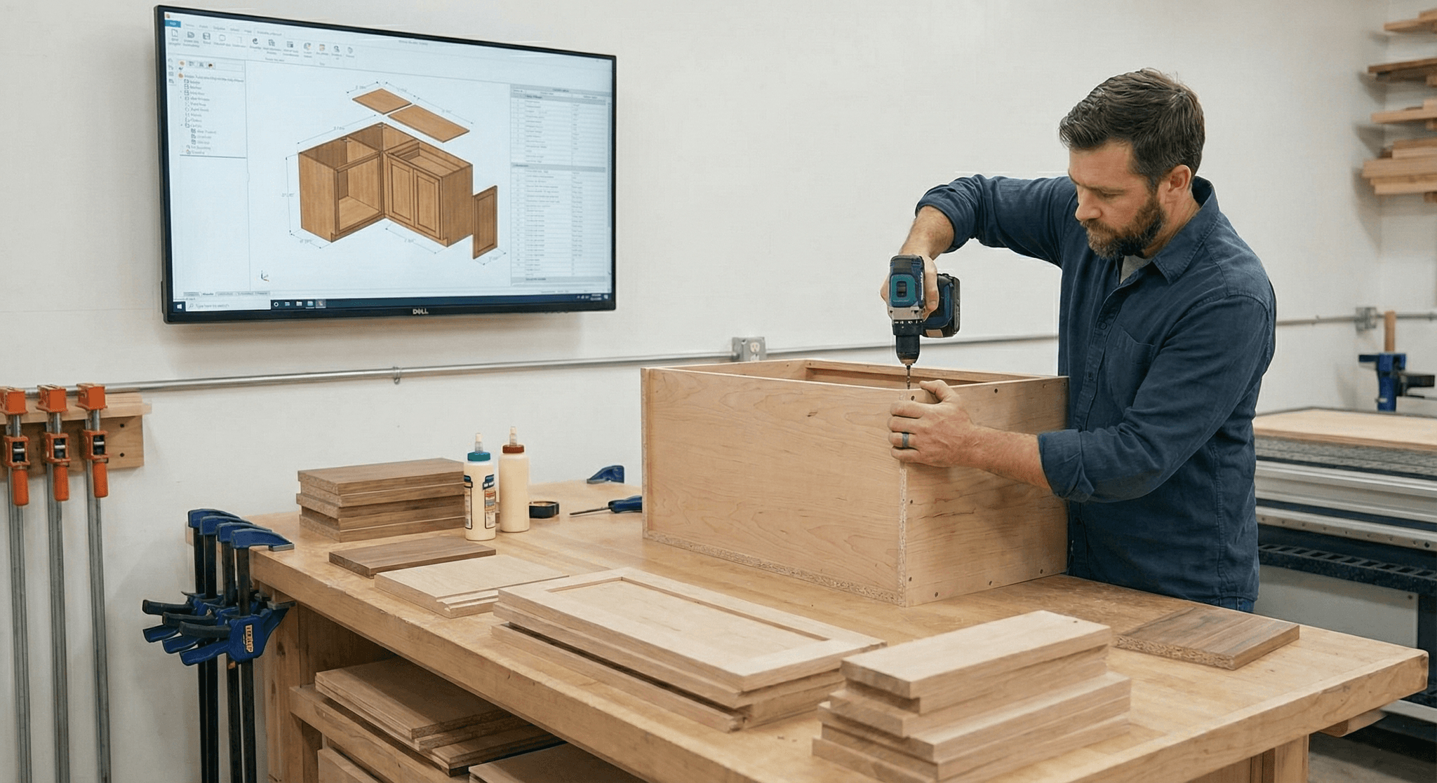 CabiPro quoting and invoicing dashboard for cabinet makers